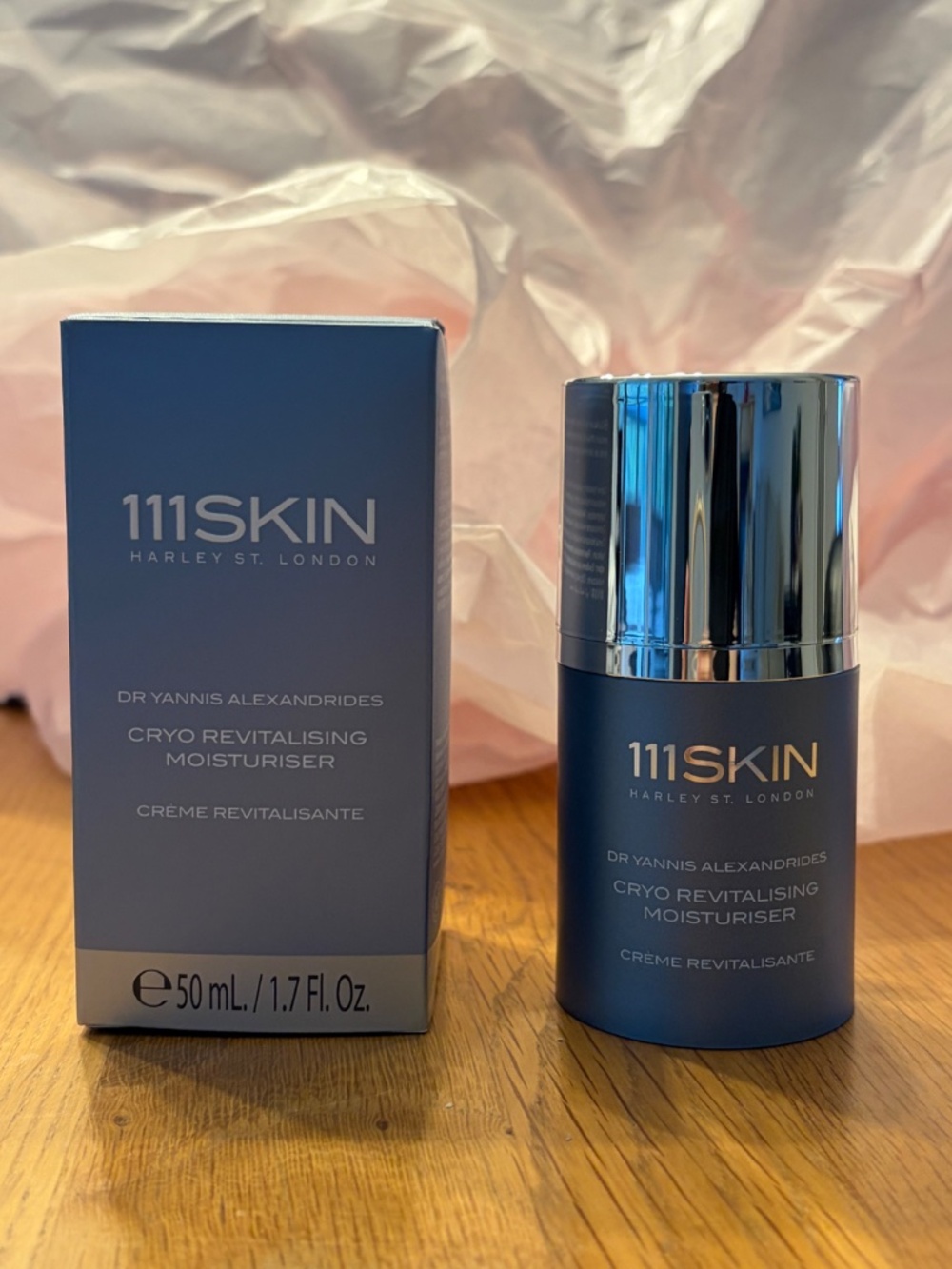 111SKIN Skincare Set – Black Diamond Eye Cream + Cryo Revitalising Moisturizer